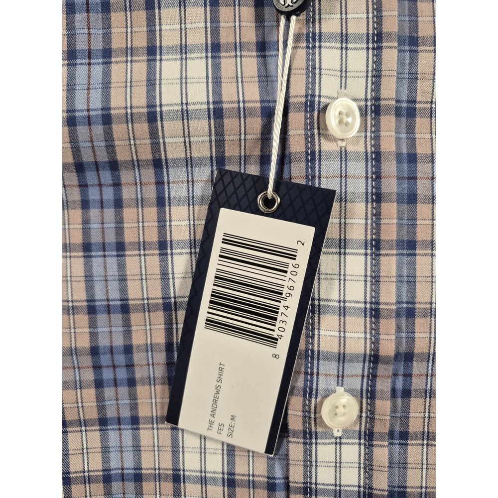 Holderness & Bourne Shirt Mens Medium The Andrews Tailored Fit Stretch Plaid - Picture 4 of 7